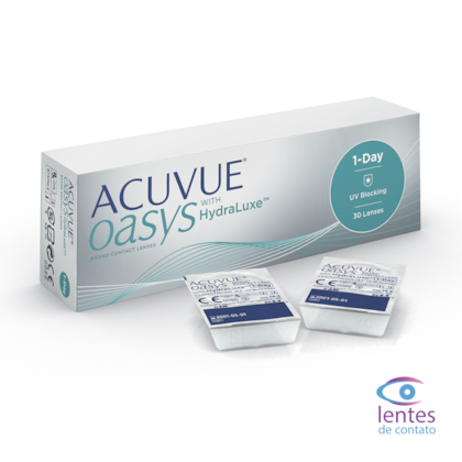 Lentes de Contato ACUVUE OASYS 1-DAY com HYDRALUXE Lentes de Contato ACUVUE OASYS 1-DAY com HYDRALUXE