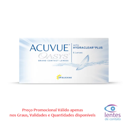 LENTES DE CONTATO ACUVUE OASYS em Promoção LENTES DE CONTATO ACUVUE OASYS em Promoção