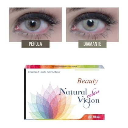Lentes de Contato NATURAL VISION BEAUTY ANUAL - Sem Grau Lentes de Contato NATURAL VISION BEAUTY ANUAL - Sem Grau