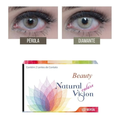 Lentes de Contato NATURAL VISION BEAUTY MENSAL