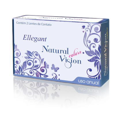 Lentes de Contato NATURAL VISION ELLEGANT ANUAL - Sem Grau Lentes de Contato NATURAL VISION ELLEGANT ANUAL - Sem Grau