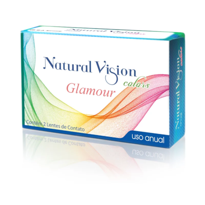 Lentes de Contato NATURAL VISION GLAMOUR ANUAL - Sem Grau Lentes de Contato NATURAL VISION GLAMOUR ANUAL - Sem Grau