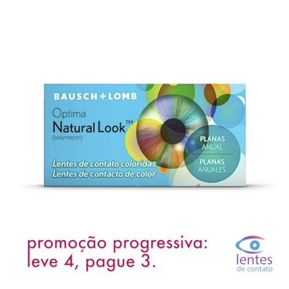 Lentes de Contato OPTIMA NATURAL LOOK SEM GRAU Lentes de Contato OPTIMA NATURAL LOOK SEM GRAU