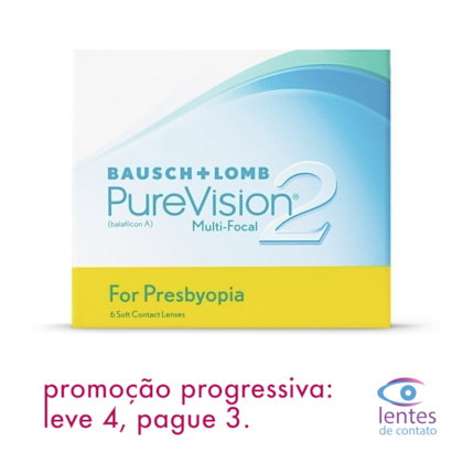 Lentes de Contato PUREVISION 2 MULTIFOCAL Lentes de Contato PUREVISION 2 MULTIFOCAL