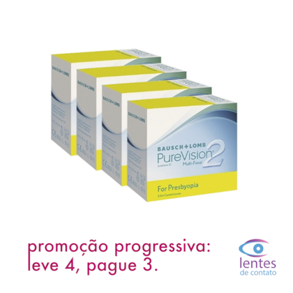 Lentes de Contato PUREVISION 2 MULTIFOCAL Lentes de Contato PUREVISION 2 MULTIFOCAL