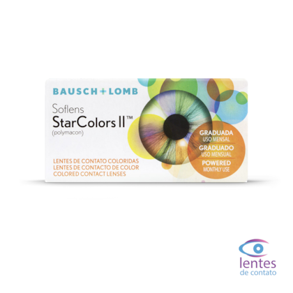 Lentes de Contato SOFLENS STARCOLORS II - COM GRAU