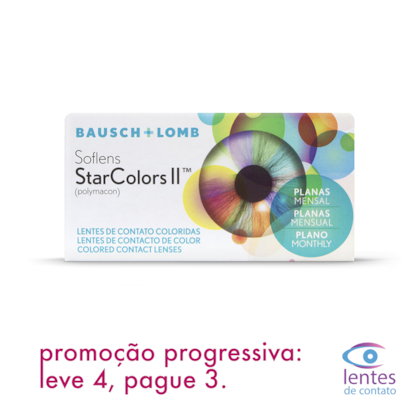 Lentes de Contato SOFLENS STARCOLORS II SEM GRAU Lentes de Contato SOFLENS STARCOLORS II SEM GRAU