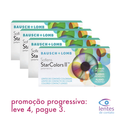 Lentes de Contato SOFLENS STARCOLORS II SEM GRAU Lentes de Contato SOFLENS STARCOLORS II SEM GRAU