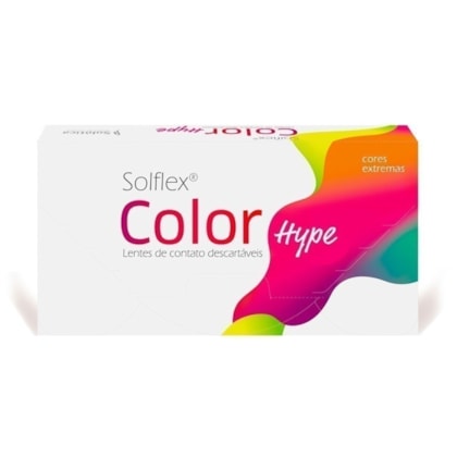 Lentes de Contato SOLFLEX COLOR HYPE SEM GRAU Lentes de Contato SOLFLEX COLOR HYPE SEM GRAU