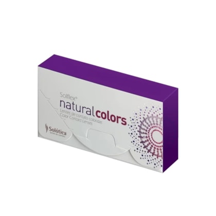 Lentes de Contato SOLFLEX NATURAL COLORS SEM GRAU Lentes de Contato SOLFLEX NATURAL COLORS SEM GRAU